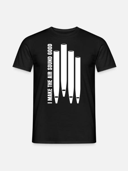 Organ Player Organist Organ Pipes - Männer T-Shirt - Schwarz