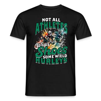 Hurling Hurleys - Männer T-Shirt - Schwarz - Vorne - AI Model Male 178 light (178cm)