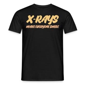 X -ray Skeleton Radiography Radiology - Männer T-Shirt - Schwarz - Vorne - AI Model Male 178 light (178cm)