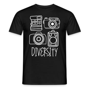 Camera Photographer Photograph Photography - Men's T-Shirt - black - Front - AI Model Male 178 light (178cm)