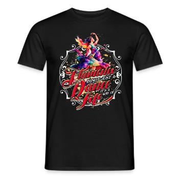 Flamenco Le flamenco n’est pas qu’une danse - T-shirt homme - noir - Devant - AI Model Male 178 light (178cm)