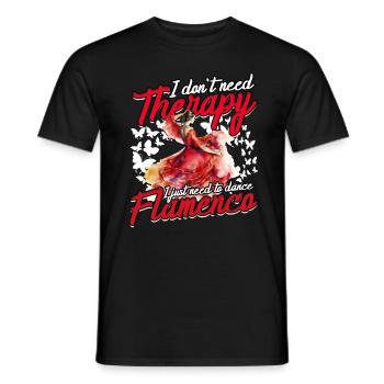 Flamenco I just need to dance Flamenco - Men's T-Shirt - black - Front - AI Model Male 178 light (178cm)