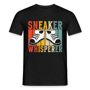 Sneakerhead Collectionneur de baskets - T-shirt homme - noir - Devant - AI Model Male 178 light (178cm)