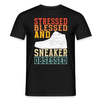 Sneakerhead Sneaker Collector - T-shirt homme - noir - Devant - AI Model Male 178 light (178cm)