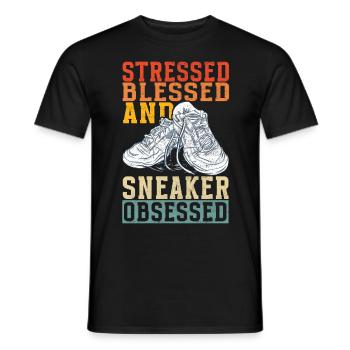 Sneakerhead Sneaker Collector - Men's T-Shirt - black - Front - AI Model Male 178 light (178cm)