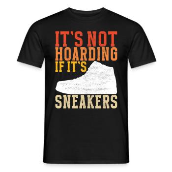 Sneakerhead Sneaker Collector - T-shirt homme - noir - Devant - AI Model Male 178 light (178cm)
