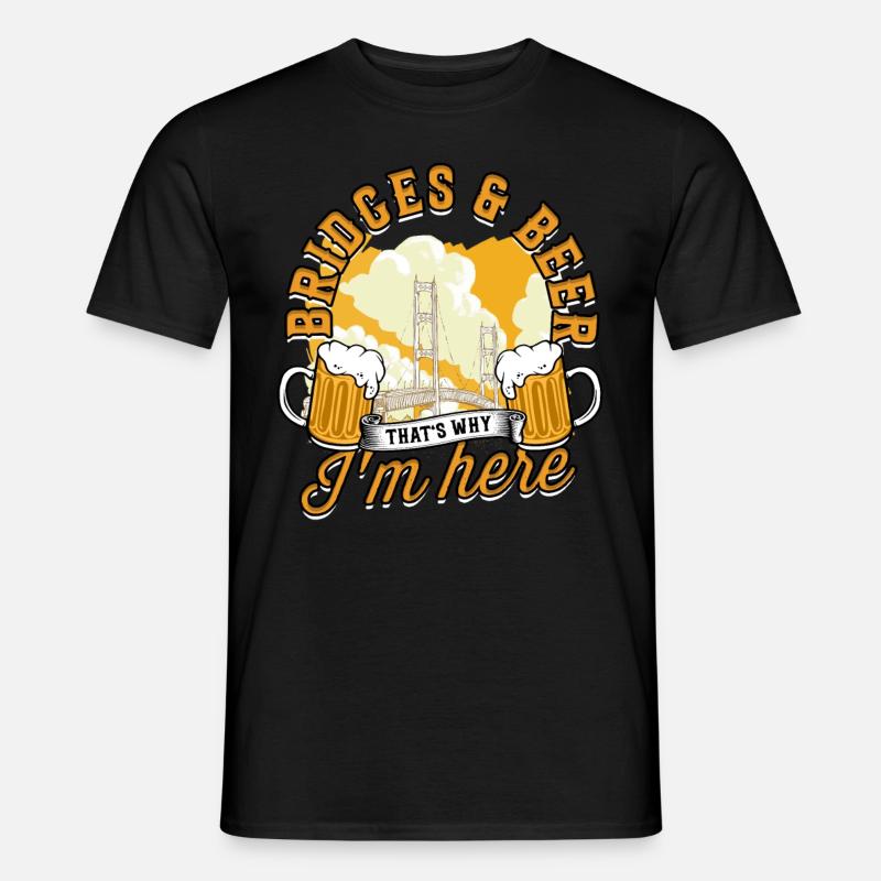 Bridge Engineer Civil Engineering - Men's T-shirt - black