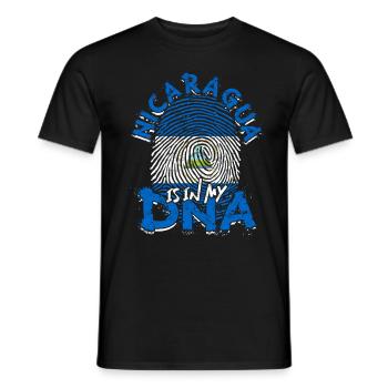 Nicaragua Is In My DNA Nicaragisch - Männer T-Shirt - Schwarz - Vorne - AI Model Male 178 light (178cm)
