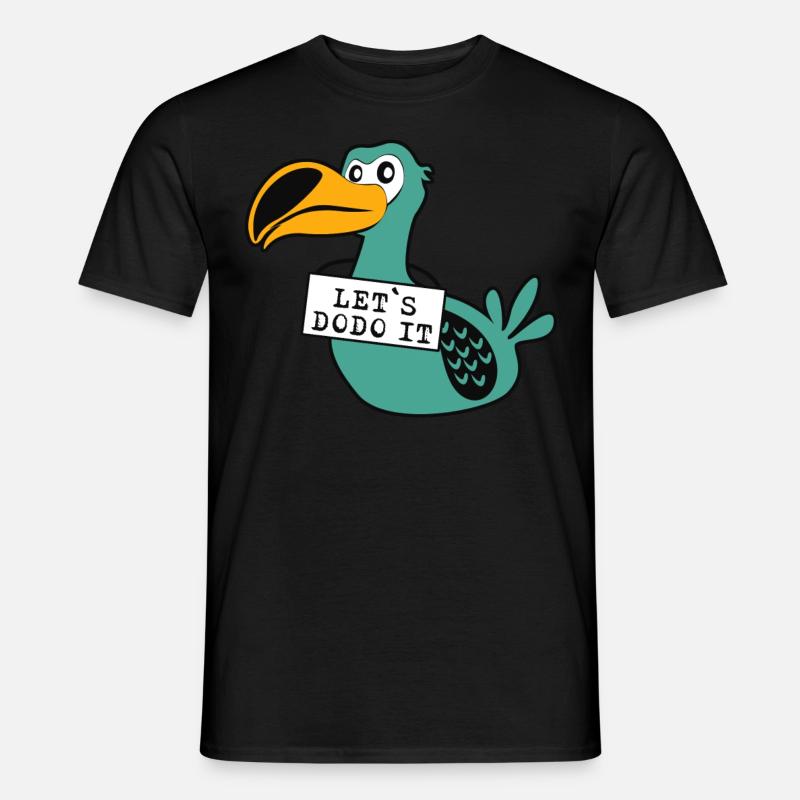 Lets Do it Dodo - Männer T-Shirt - Schwarz