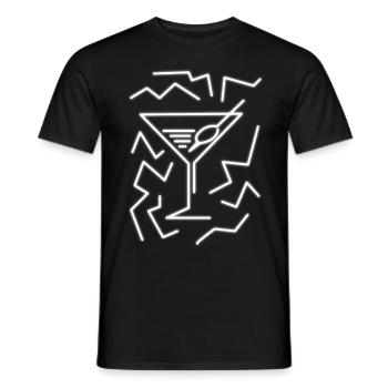 Martini Olive Olives - Männer T-Shirt - Schwarz - Vorne - AI Model Male 178 light (178cm)
