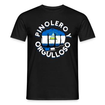Nicaragua Nicaragisch Pinoleroy Orgulloso - Männer T-Shirt - Schwarz - Vorne - AI Model Male 178 light (178cm)