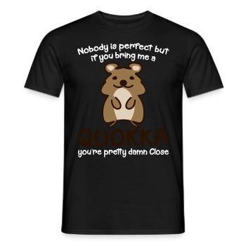 Quokkas Cute Quokka - Männer T-Shirt - Schwarz - Vorne - AI Model Male 178 light (178cm)