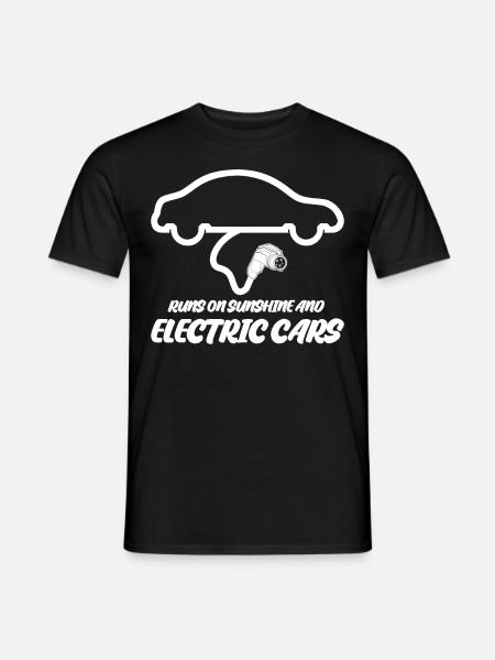 Electric Vehicle - Men's T-Shirt - black