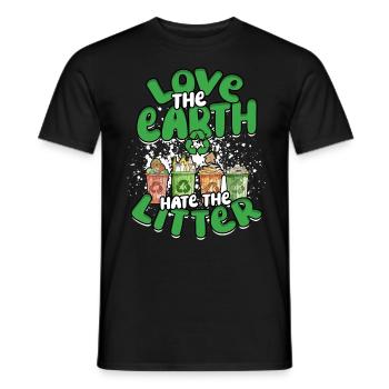 Umweltschutz Umweltschützer Recyceln - Männer T-Shirt - Schwarz - Vorne - AI Model Male 178 light (178cm)