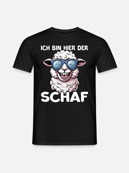 Schäff | Chef | Teamleiter | Abteilungsleiter - Männer T-Shirt - Schwarz