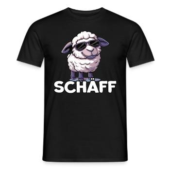 Schäff | Chef | Teamleiter | Abteilungsleiter - Männer T-Shirt - Schwarz - Vorne - AI Model Male 178 light (178cm)