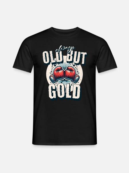 Old but always Gold Boxing - Men's T-Shirt - black
