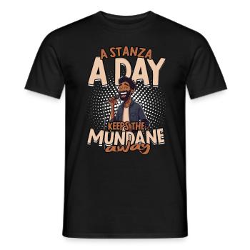 Poetry Slam Dichter Poetryslam - Männer T-Shirt - Schwarz - Vorne - AI Model Male 178 light (178cm)