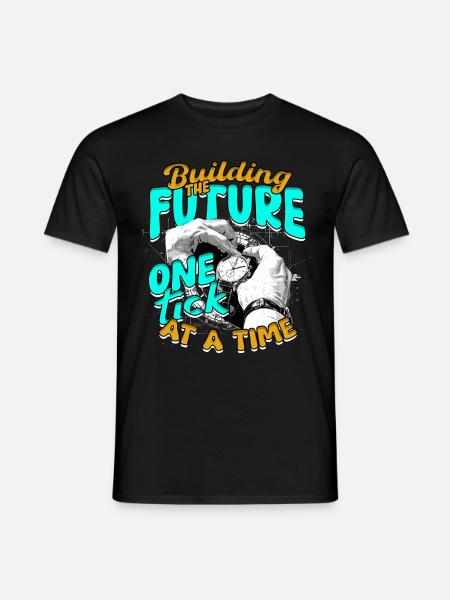 Uhrmacher Uhrmacherei - Männer T-Shirt - Schwarz
