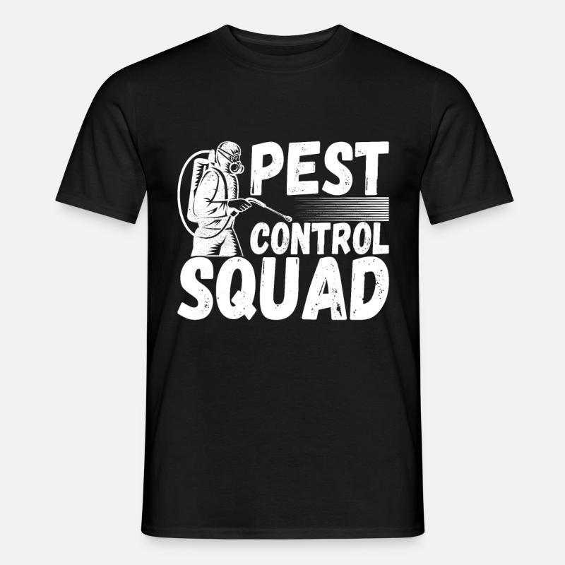Pest Control Exterminator - Men’s T-shirt - black