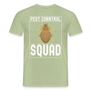 Schädlingsbekämpfung Kammerjäger - Männer T-Shirt - Sage - Vorne - AI Model Male 178 light (178cm)
