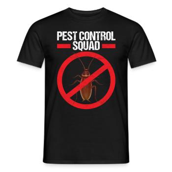 Pest Control Exterminator - Men's T-Shirt - black - Front - AI Model Male 178 light (178cm)