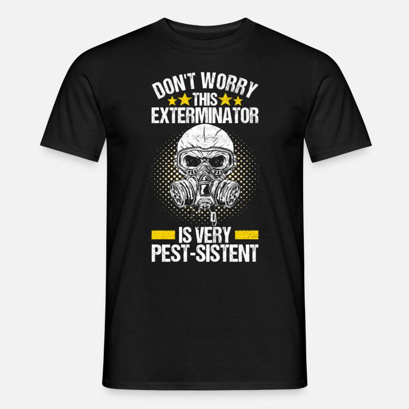 Schädlingsbekämpfung Kammerjäger - Männer T-Shirt - Schwarz