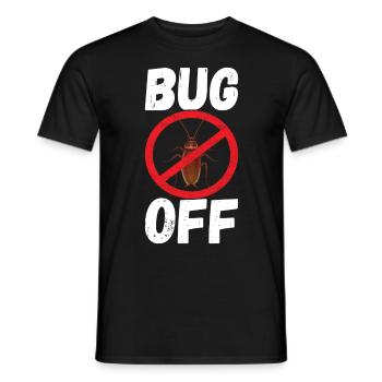 Pest Control Exterminator - Men's T-Shirt - black - Front - AI Model Male 178 light (178cm)