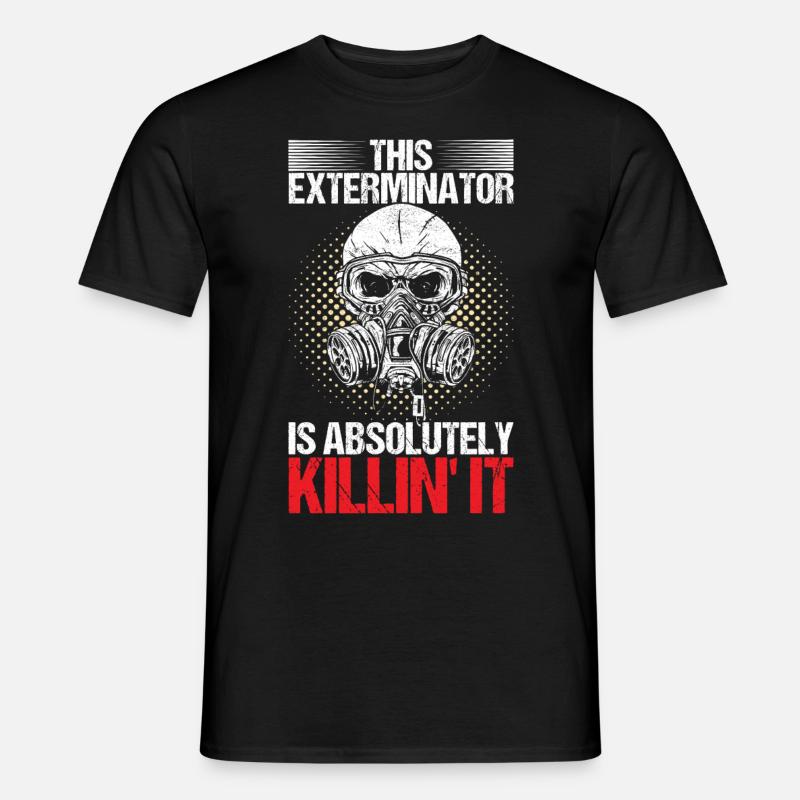 Schädlingsbekämpfung Kammerjäger - Männer T-Shirt - Schwarz