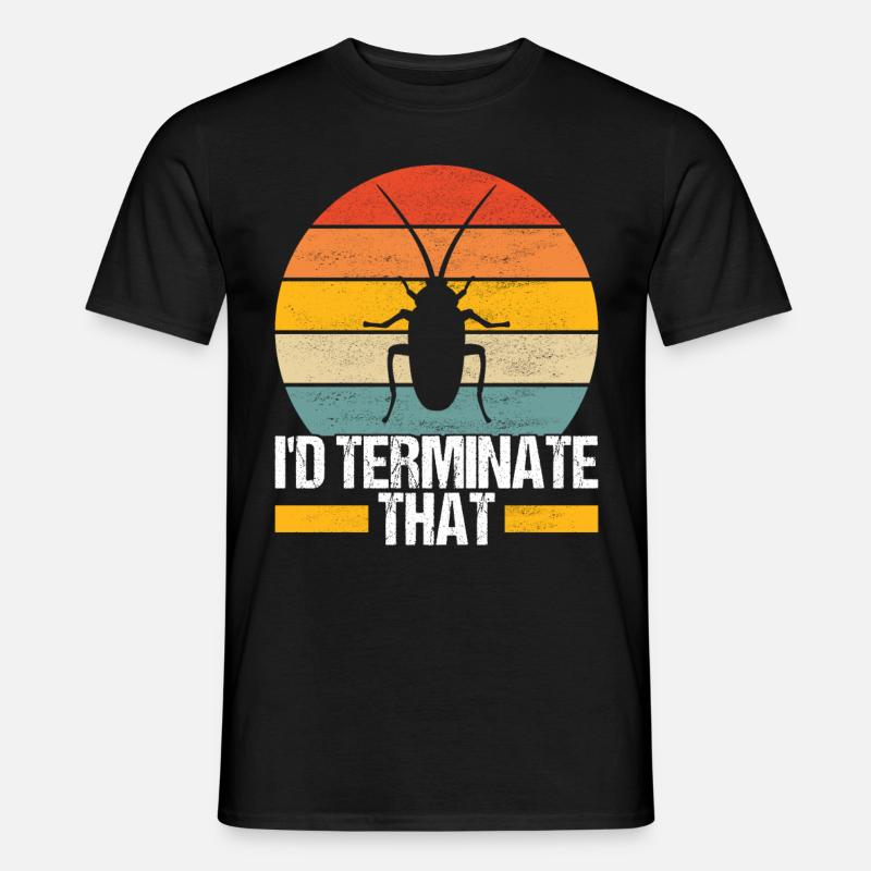 Schädlingsbekämpfung Kammerjäger - Männer T-Shirt - Schwarz