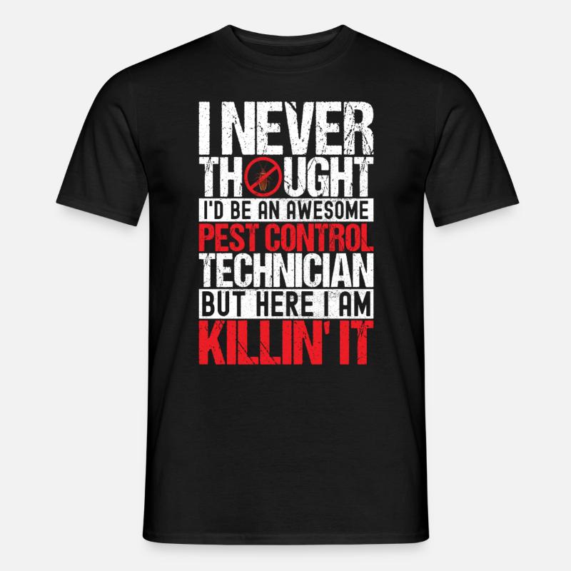 Schädlingsbekämpfung Kammerjäger - Männer T-Shirt - Schwarz