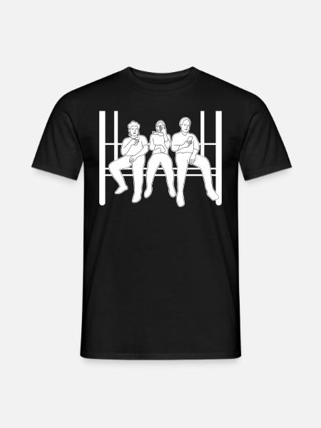 Smartphone Train Cellphone Mobile Phone - Männer T-Shirt - Schwarz