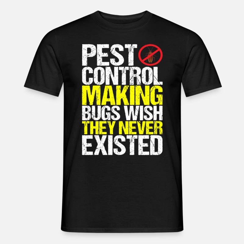 Pest Control Exterminators - Men's T-Shirt - black