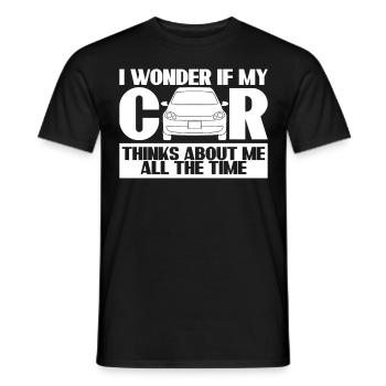 Mechanic Engine Tuning Car Guy - Men's T-Shirt - black - Front - AI Model Male 178 light (178cm)