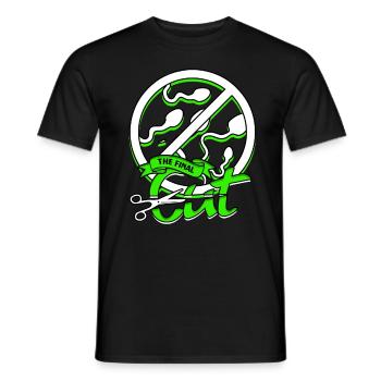 Vasectomy The Final Cut - Men's T-Shirt - black - Front - AI Model Male 178 light (178cm)