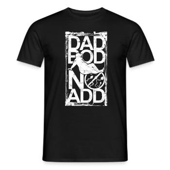 Vasectomie Dad Bod No Add - T-shirt homme - noir - Devant - AI Model Male 178 light (178cm)