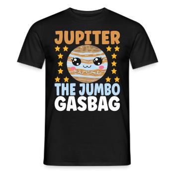 Astronomie Mignonne Planète Système Solaire Galaxie - T-shirt homme - noir - Devant - AI Model Male 178 light (178cm)