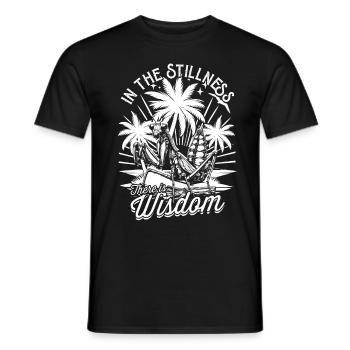 Mante religieuse mante - T-shirt homme - noir - Devant - AI Model Male 178 light (178cm)