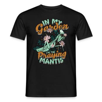 Mante religieuse Mante Mante Mante Mante Mante - T-shirt homme - noir - Devant - AI Model Male 178 light (178cm)
