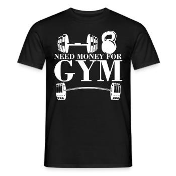 Bodybuilding Bodybuilder Gym Motivation - Männer T-Shirt - Schwarz - Vorne - AI Model Male 178 light (178cm)
