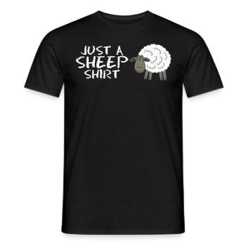 Cheap Farmer Sheep - Männer T-Shirt - Schwarz - Vorne - AI Model Male 178 light (178cm)