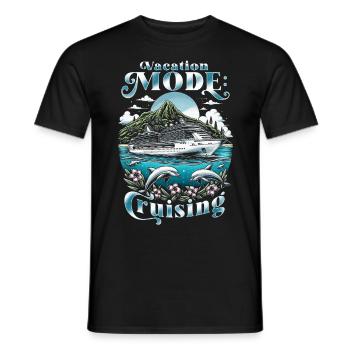 Croisière en mode vacances - T-shirt homme - noir - Devant - AI Model Male 178 light (178cm)
