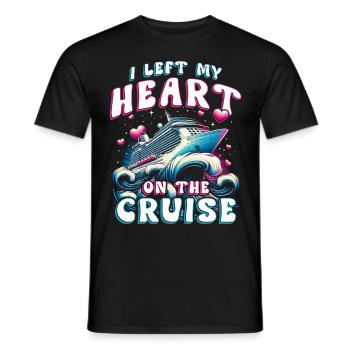 Croisé de croisière Crusader - T-shirt homme - noir - Devant - AI Model Male 178 light (178cm)