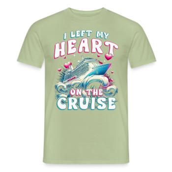 Cruise Crusader Crusader - Men's T-Shirt - sage - Front - AI Model Male 178 light (178cm)