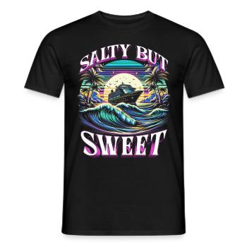 Croisière Cruiser Salé mais sucré - T-shirt homme - noir - Devant - AI Model Male 178 light (178cm)