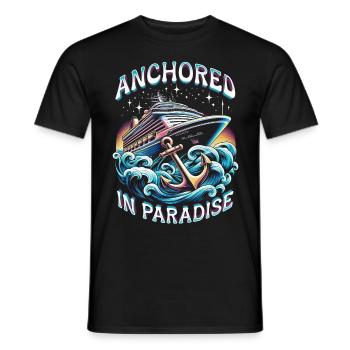 Croisiéristes de croisière ancrés au paradis - T-shirt homme - noir - Devant - AI Model Male 178 light (178cm)