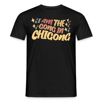 Qigong Qi Gong Thai Chi Chigong - Männer T-Shirt - Schwarz - Vorne - AI Model Male 178 light (178cm)