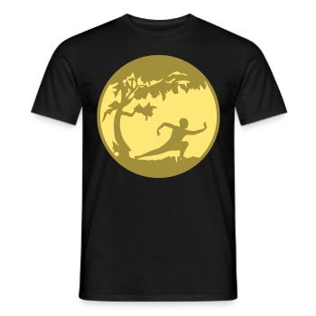 Qigong Karate Thai Chi Chigong Qi Gong - Männer T-Shirt - Schwarz - Vorne - AI Model Male 178 light (178cm)