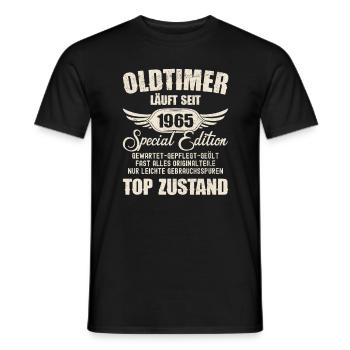 60th Birthday 60 Years Classic Car Gift 1964 - Men's T-Shirt - black - Front - AI Model Male 178 light (178cm)