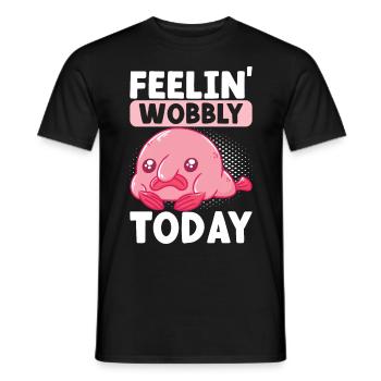 Süßer Blobfisch Hässlicher Fisch - Männer T-Shirt - Schwarz - Vorne - AI Model Male 178 light (178cm)